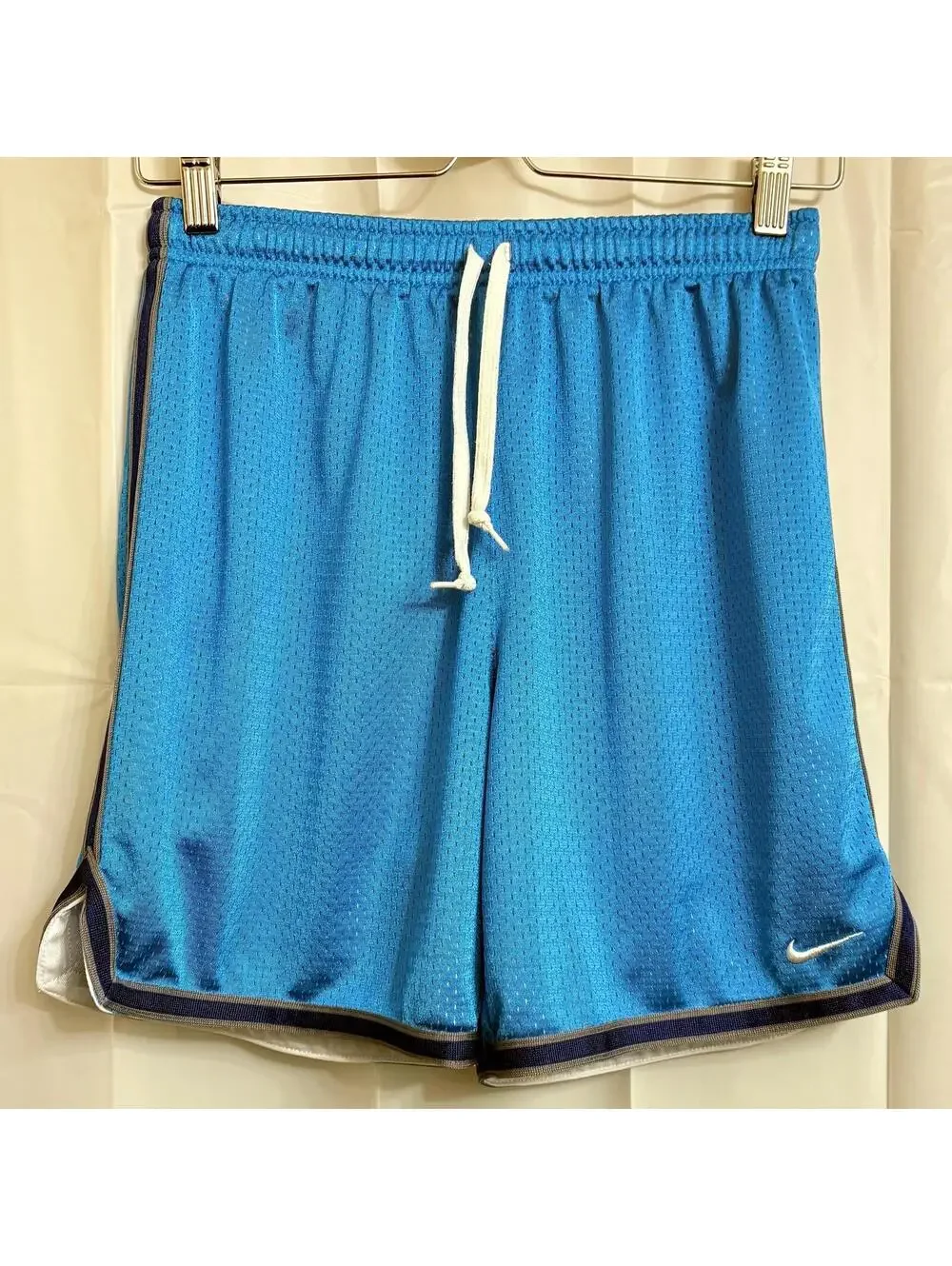Nike Mesh Activewear Basketball Shorts Extra Small XS Blue 6